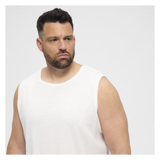 North Latitude Tanktop White - Magliette senza maniche/Tank tops - Magliette senza maniche Taglie Forti