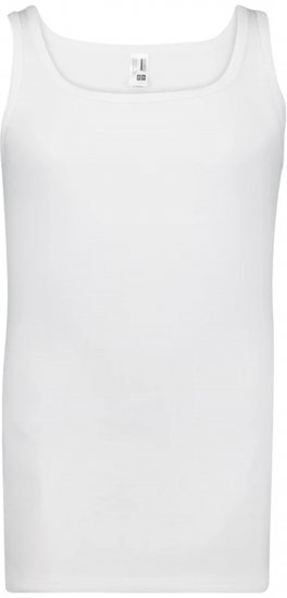  Adamo Royal Fine Ribbed Undershirt 2-Pack White - Intimo & costumi da bagno - Intimo Taglie Forti Uomo