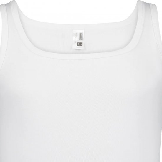  Adamo Royal Fine Ribbed Undershirt 2-Pack White - Intimo & costumi da bagno - Intimo Taglie Forti Uomo