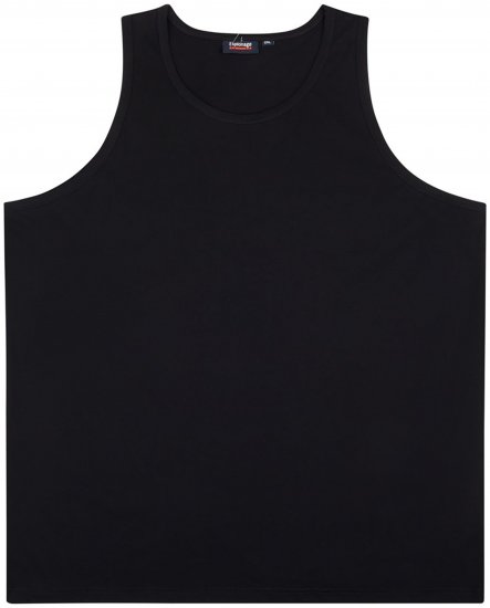Espionage T017 Plain Sport Singlet Black - Magliette - Magliette Uomo Taglie Forti