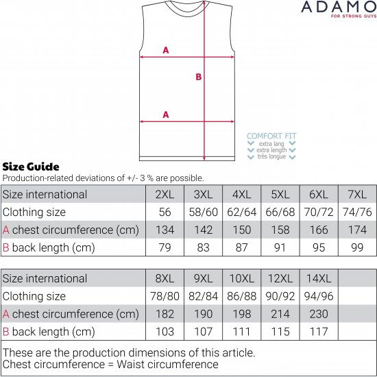 Adamo Motiv Florida Tank Top Black - Magliette senza maniche/Tank tops - Magliette senza maniche Taglie Forti