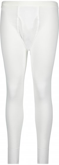 Adamo Royal Thermal Long Johns Fine Ribbed White - Intimo & costumi da bagno - Intimo Taglie Forti Uomo