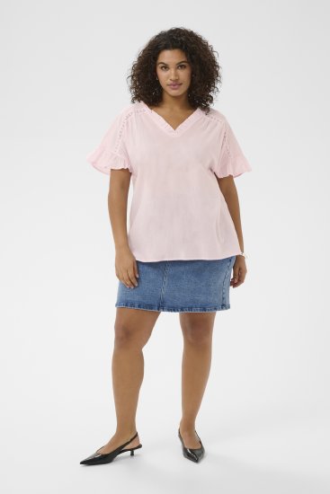 Kaffe Curve Valeria Top Ballerina Pink - Maglie e top - 