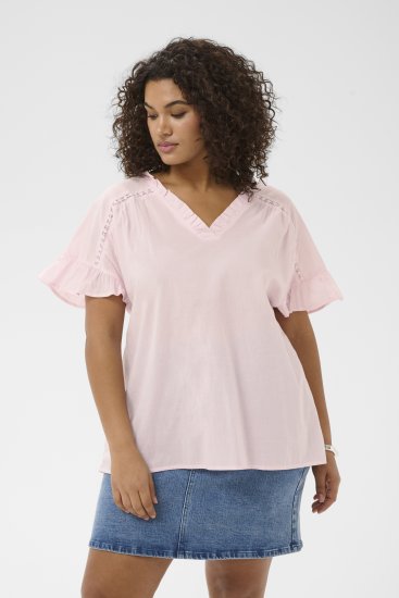 Kaffe Curve Valeria Top Ballerina Pink - Maglie e top - 
