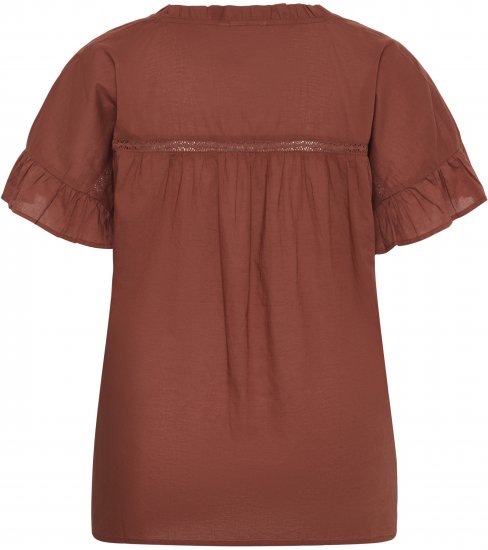 Kaffe Curve Valeria Top Henna Brown - Maglie e top - 