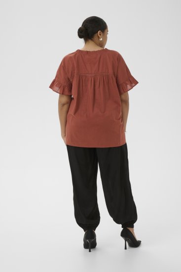 Kaffe Curve Valeria Top Henna Brown - Maglie e top - 