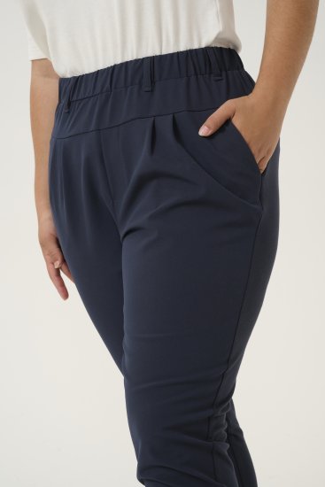 Kaffe Curve Jia Pantaloni Blu navy notte - Jeans & Pantaloni Donna Taglie Comode – Plus Size - 