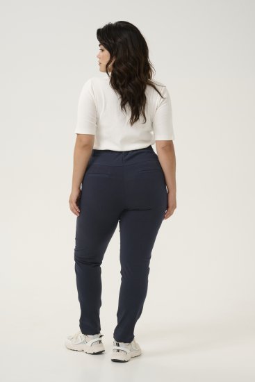Kaffe Curve Jia Pantaloni Blu navy notte - Jeans & Pantaloni Donna Taglie Comode – Plus Size - 