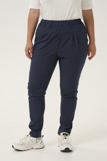 Kaffe Curve Jia Pantaloni Blu navy notte - Jeans & Pantaloni Donna Taglie Comode – Plus Size - 