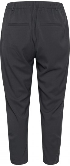 Kaffe Curve Merla Pantaloni Nero Oyster - Jeans & Pantaloni Donna Taglie Comode – Plus Size - 