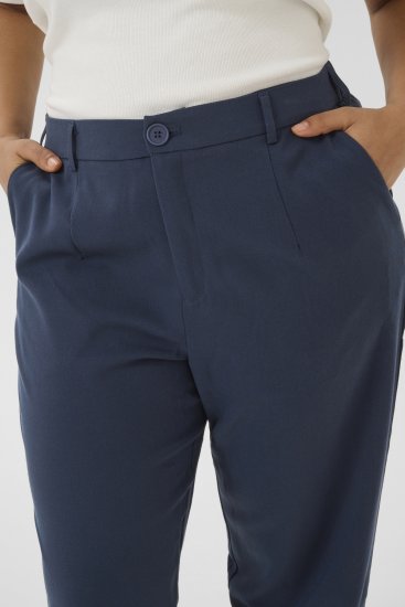 Kaffe Curve Merla Pantaloni Blu navy notte - Jeans & Pantaloni Donna Taglie Comode – Plus Size - 
