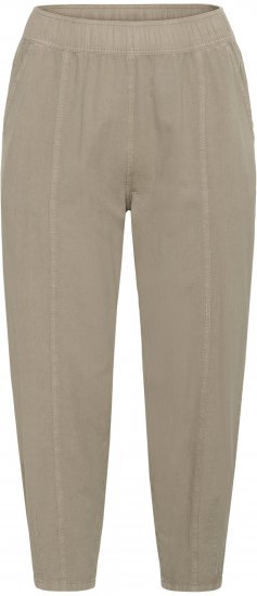 Kaffe Curve Nana Barrel Pants Brindle - Pantaloni in tessuto - 