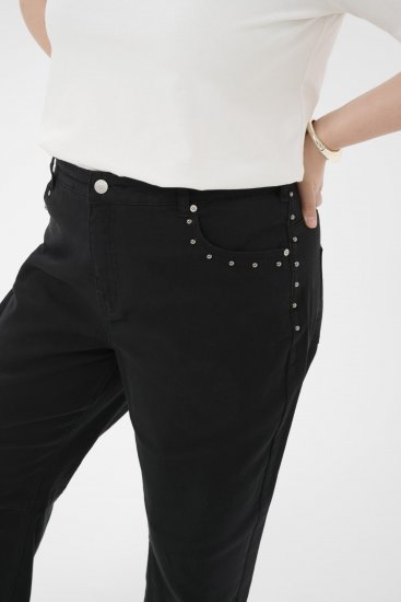 Kaffe Curve Brenn Barrel Twill Jeans Washed Black - Jeans - 