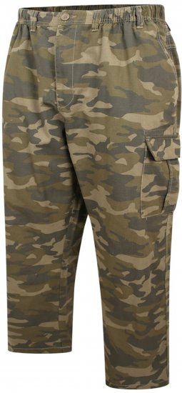 Espionage TR054 Camoflage Trousers Green - Pantaloni cargo - Pantaloni Cargo Uomo Taglie Forti