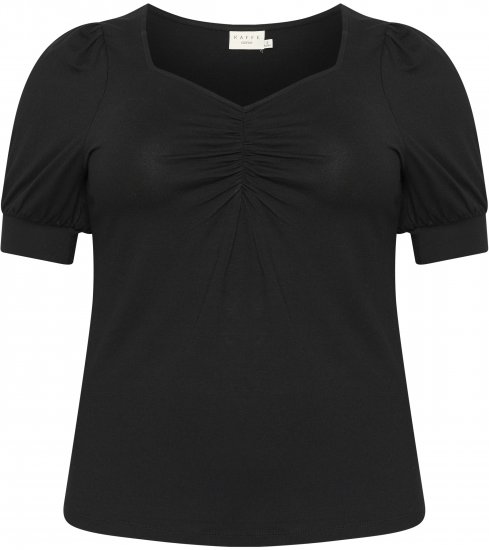 Kaffe Curve Sissy T-shirt Nero profondo - T-shirt - 