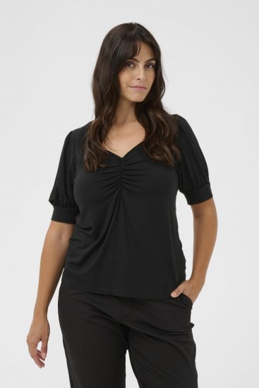 Kaffe Curve Sissy T-shirt Nero profondo - T-shirt - 