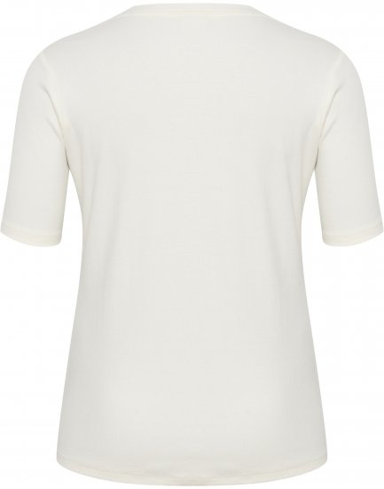 Kaffe Curve Carina T-shirt Chalk - T-shirt - 