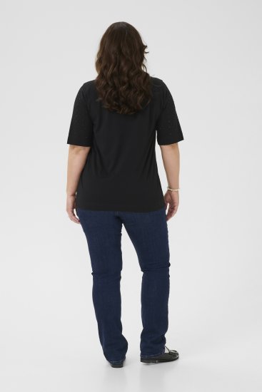 Kaffe Curve Phoelina T-Shirt Black - T-shirt - 