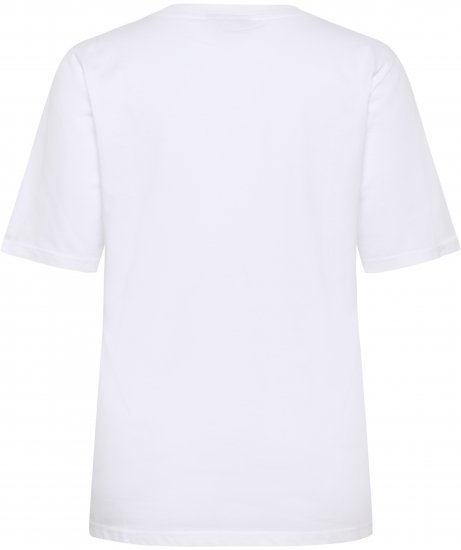 Kaffe Curve Chari T-Shirt Optical White - T-shirt - 
