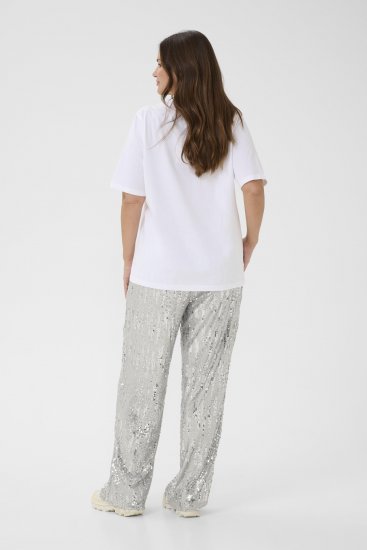 Kaffe Curve Chari T-Shirt Optical White - T-shirt - 