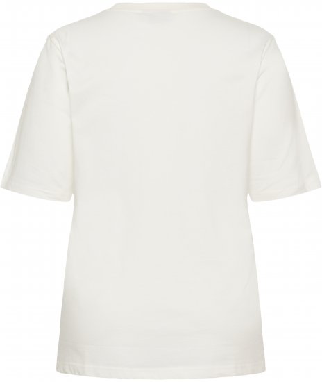Kaffe Curve Chari T-Shirt Chalk - T-shirt - 