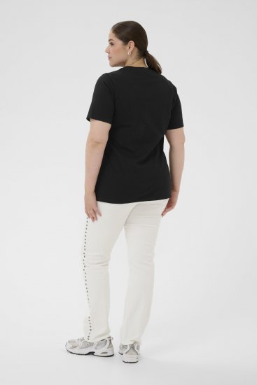 Kaffe Curve Lucie T-Shirt Black - T-shirt - 