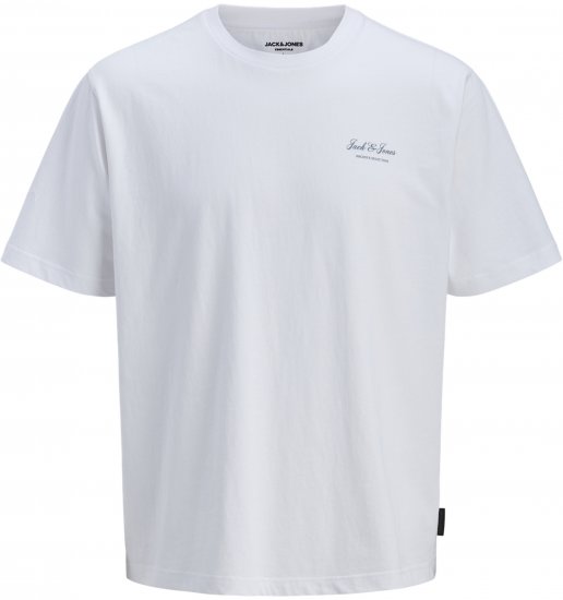 Jack & Jones Archive T-shirt Bianca - Magliette - Magliette Uomo Taglie Forti