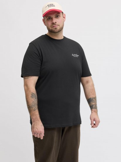 Jack & Jones Archive T-shirt Nera - Magliette - Magliette Uomo Taglie Forti
