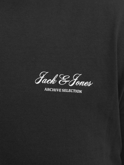 Jack & Jones Archive T-shirt Nera - Magliette - Magliette Uomo Taglie Forti