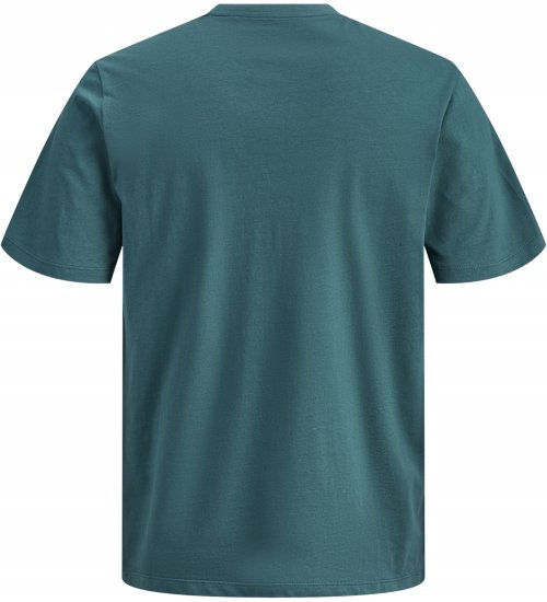 Jack & Jones Grayson T-shirt Turchese - Magliette - Magliette Uomo Taglie Forti