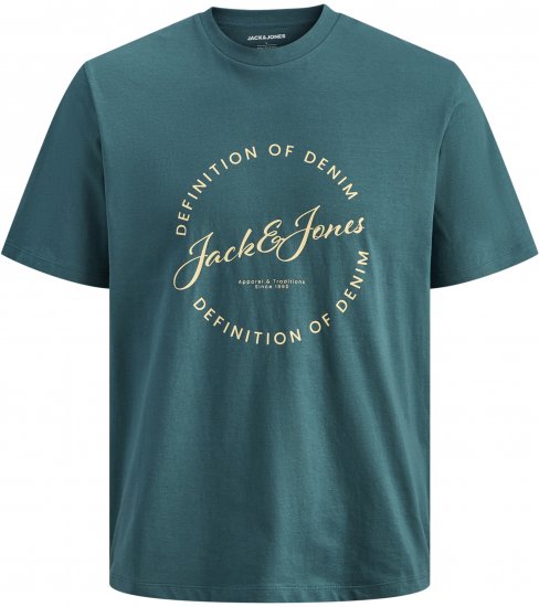 Jack & Jones Grayson T-shirt Turchese - Magliette - Magliette Uomo Taglie Forti