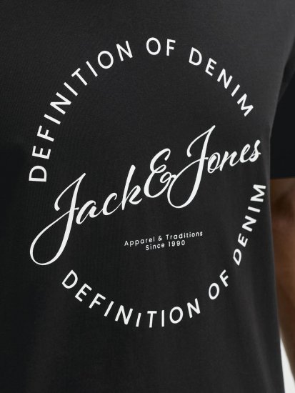 Jack & Jones Grayson T-shirt Nero - Magliette - Magliette Uomo Taglie Forti