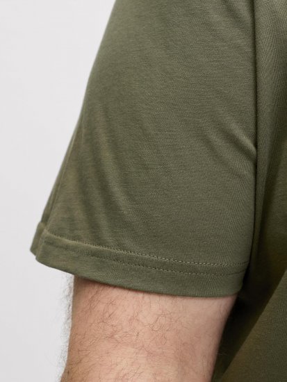 Jack & Jones Edenver T-Shirt Khaki - Magliette - Magliette Uomo Taglie Forti