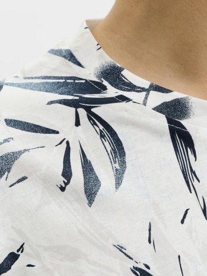 Jack & Jones Honolulu T-Shirt White - Magliette - Magliette Uomo Taglie Forti