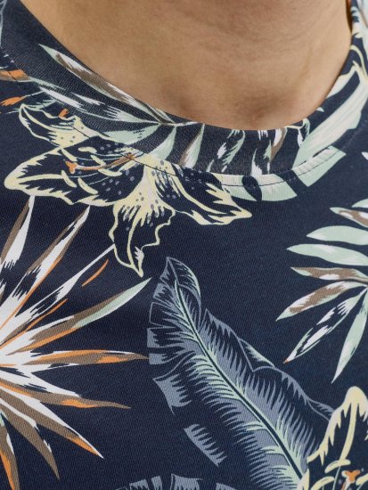 Jack & Jones Honolulu T-Shirt Navy - Magliette - Magliette Uomo Taglie Forti