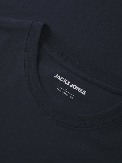 Jack & Jones King Crew Neck T-Shirt Navy - Magliette con stampa - Magliette con stampa taglie forti