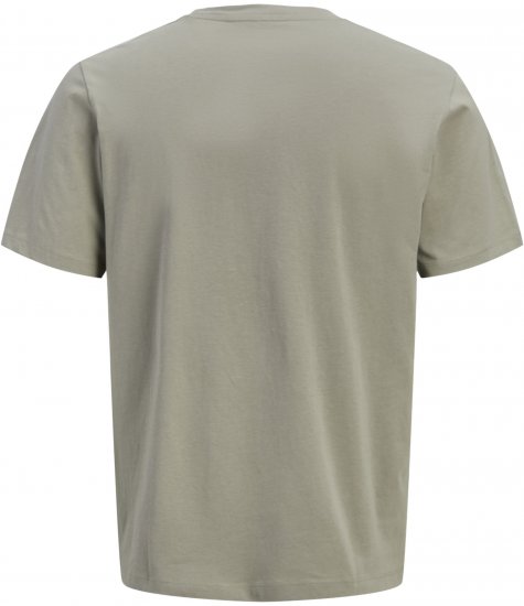 Jack & Jones King Crew Neck T-Shirt Grey - Magliette con stampa - Magliette con stampa taglie forti