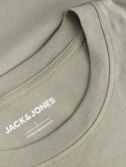 Jack & Jones King Crew Neck T-Shirt Grey - Magliette con stampa - Magliette con stampa taglie forti