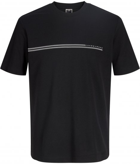 Jack & Jones Cofusion T-Shirt Black - Magliette - Magliette Uomo Taglie Forti