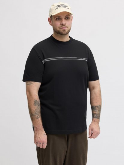 Jack & Jones Cofusion T-Shirt Black - Magliette - Magliette Uomo Taglie Forti