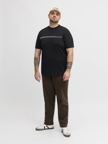 Jack & Jones Cofusion T-Shirt Black - Magliette - Magliette Uomo Taglie Forti