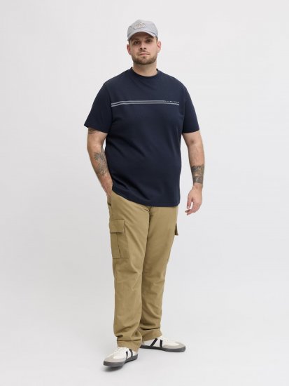Jack & Jones Cofusion T-Shirt Navy - Magliette - Magliette Uomo Taglie Forti