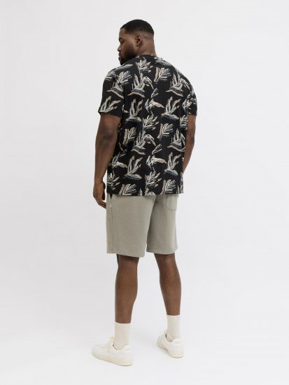 Jack & Jones Montauk T-Shirt Black - Magliette - Magliette Uomo Taglie Forti