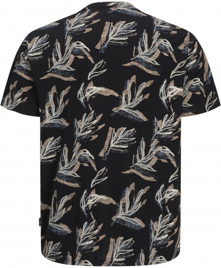 Jack & Jones Montauk T-Shirt Black - Magliette - Magliette Uomo Taglie Forti