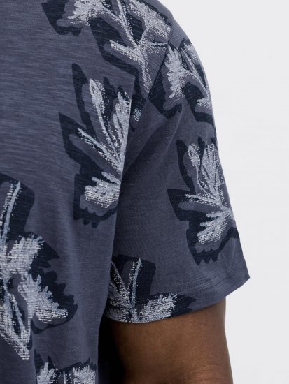 Jack & Jones Montauk T-Shirt Blue - Magliette - Magliette Uomo Taglie Forti