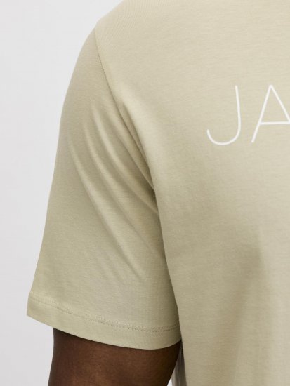Jack & Jones Blaneo Short Sleeve T-shirt Beige - Magliette - Magliette Uomo Taglie Forti
