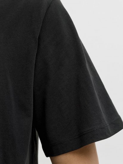 Jack & Jones Catskills Worldwide T-shirt Nera - Magliette - Magliette Uomo Taglie Forti