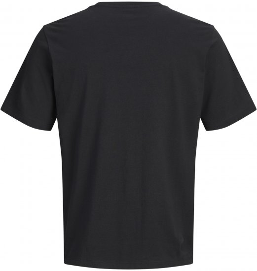 Jack & Jones Nantucket Branding T-Shirt Nera - Magliette - Magliette Uomo Taglie Forti