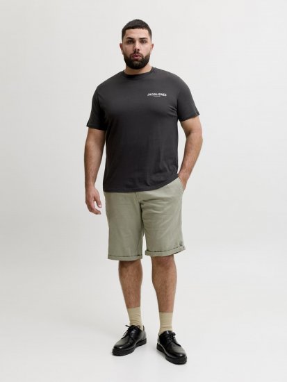 Jack & Jones Oscar T-Shirt Black - Magliette con stampa - Magliette con stampa taglie forti