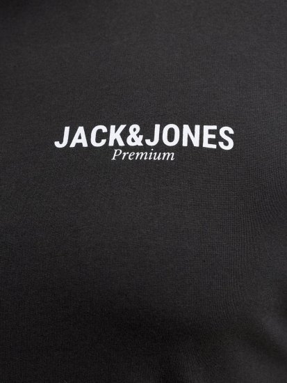 Jack & Jones Oscar T-Shirt Black - Magliette con stampa - Magliette con stampa taglie forti